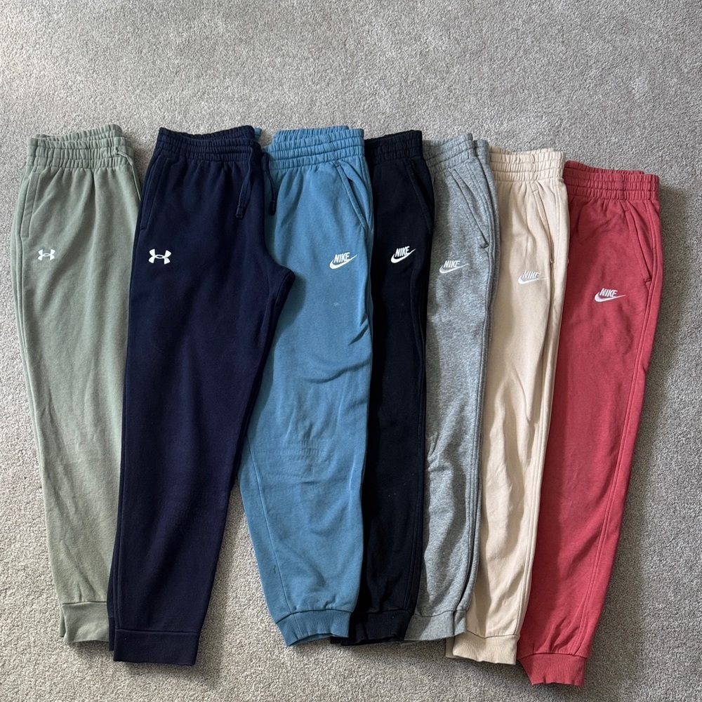 Nike Kids Joggers in Navy, Blue, Black, Gray, Cream, and Red